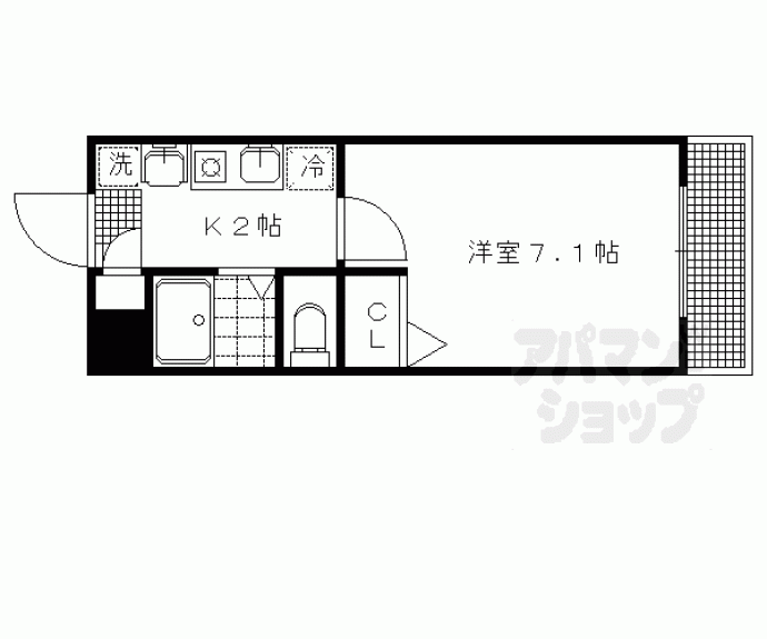 【ラ・メゾン・ド・フルール御蔭】間取