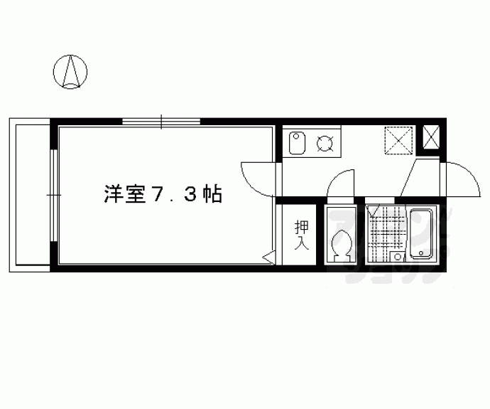 【ＫＡＳＴＡＮＩＥ西野】間取