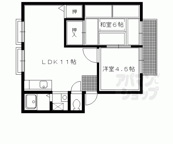 【サンライフ上蔵】間取