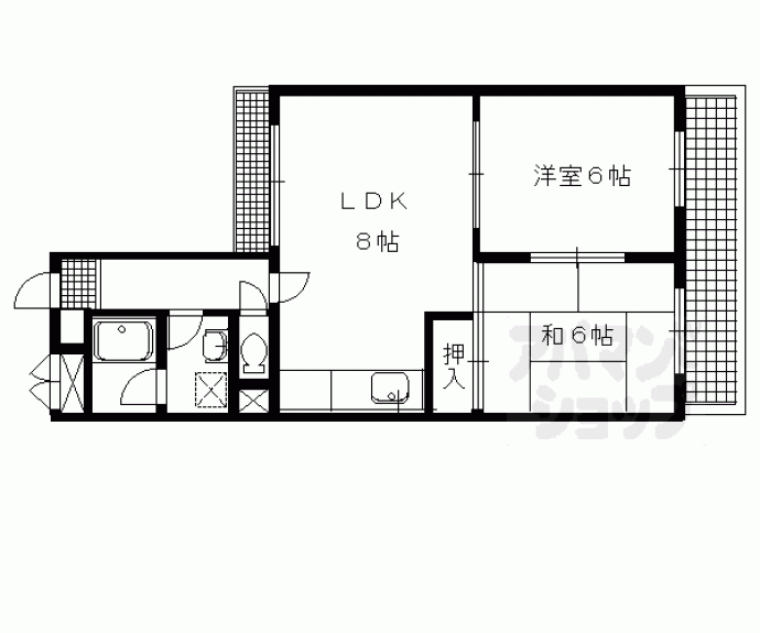 【カーサ藤木】間取