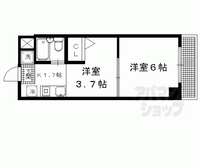 【サンミッシェル吉田】間取