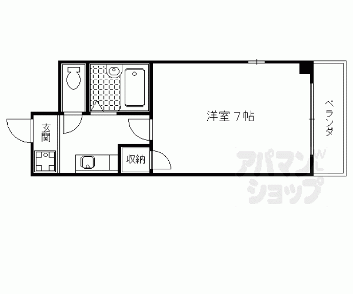 【川端二条丸美ビル】間取