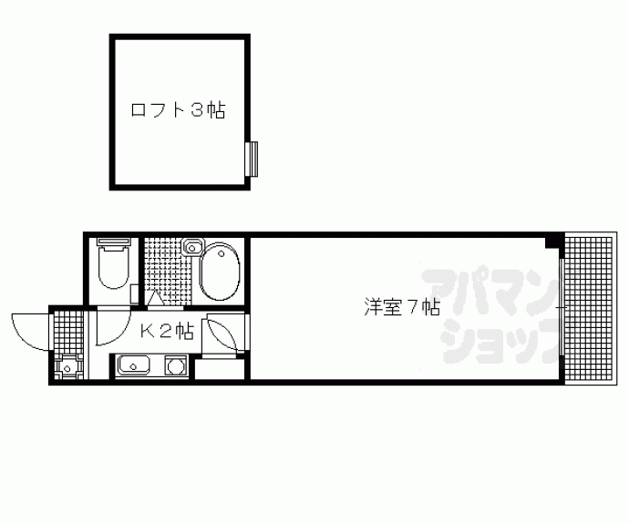 【川端二条丸美ビル】間取