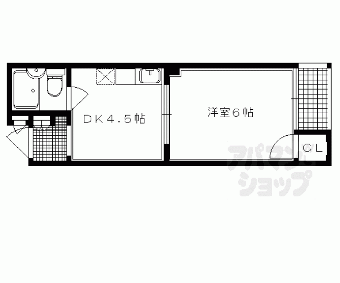 【メモリー北白川】間取