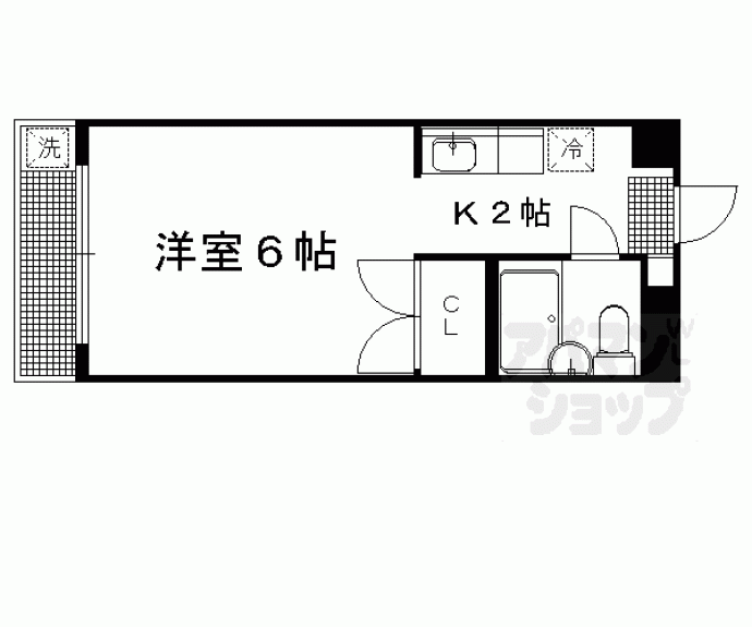 【サンライズヒガシラ】間取