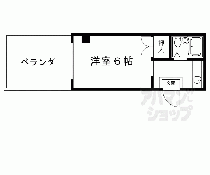 【サンライズヒガシラ】間取