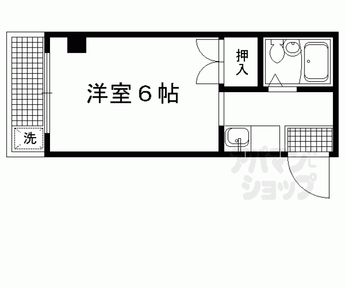 【サンライズヒガシラ】間取