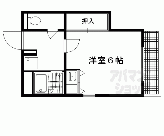 【熊野道谷口マンション】間取