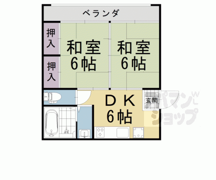 【パレステート日生熊野】間取