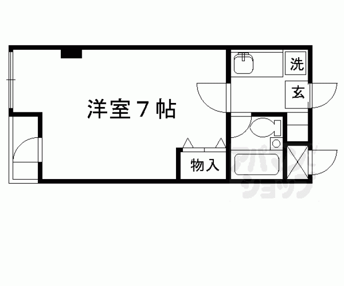 【リバティ東大路】間取