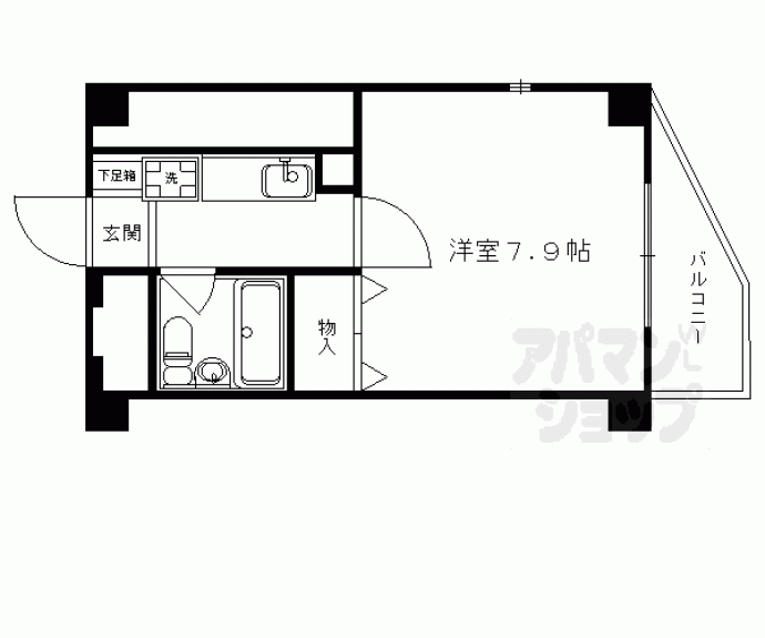 【リバティ東大路】間取