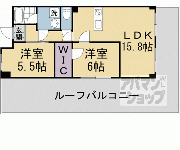 【イヌイ星の子ハイツ】間取