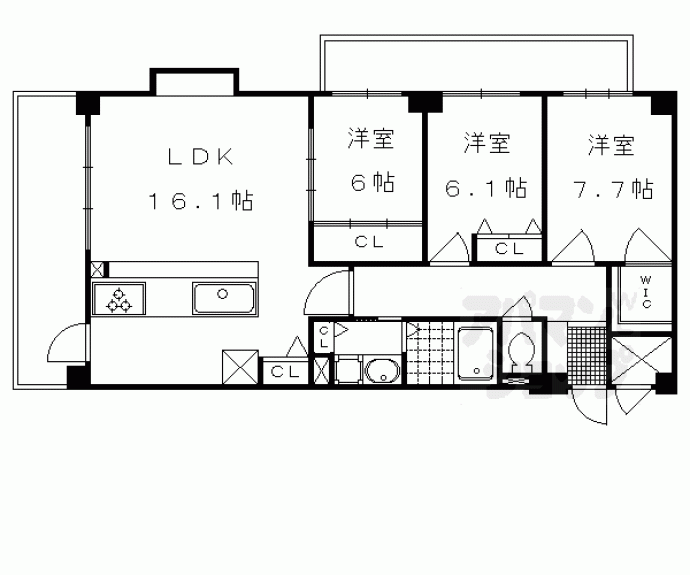【藤和宝ヶ池ホームズ】間取