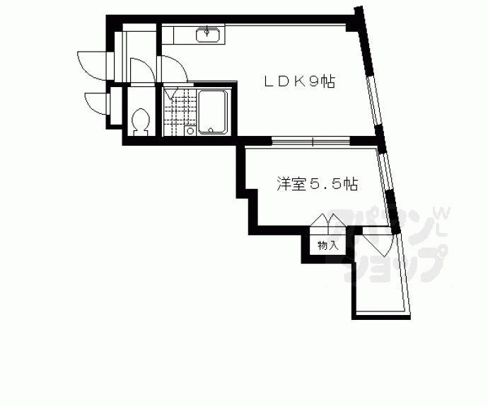 【クレール鴨東】間取