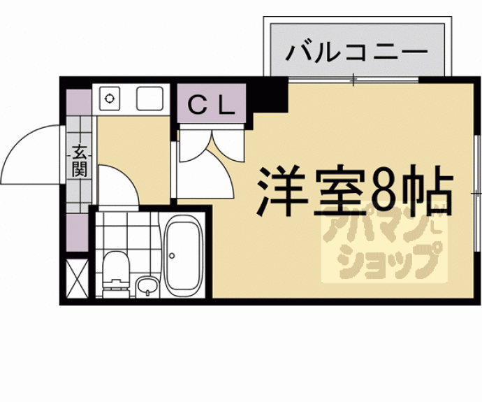 【クレール鴨東】間取