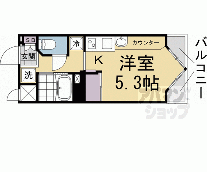 【ＤＥＴＯＭ－１鴨川】間取