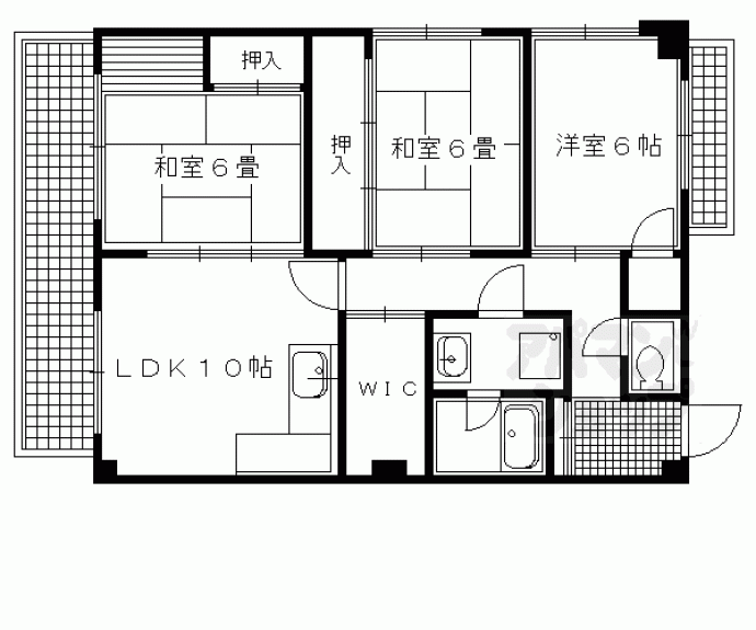 【グレース北園】間取