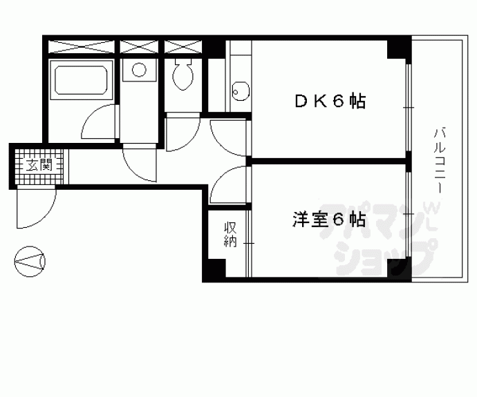 【ＳＡＫＩＺＯ甘露町ビル】間取