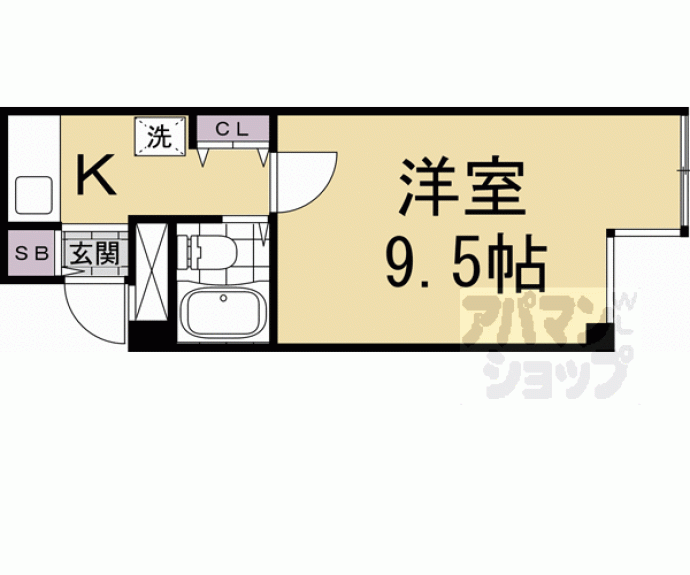 【珠光ビル百万遍】間取