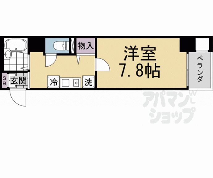 【セレッソコート京都御所西】間取