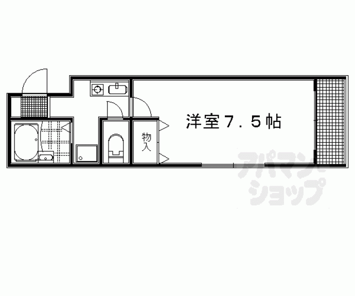 【ビバ丸太町】間取