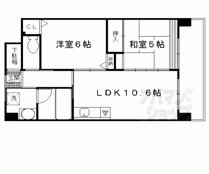 【エイジングコート淀城公園】間取