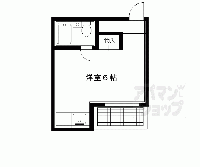 【ハイツ京　ｉｏｒｉＩ】間取