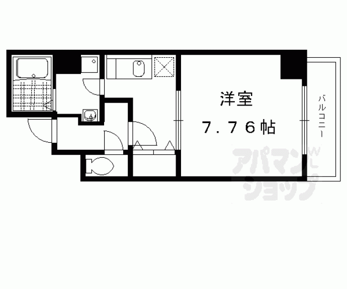 【ランブラス川端丸太町】間取