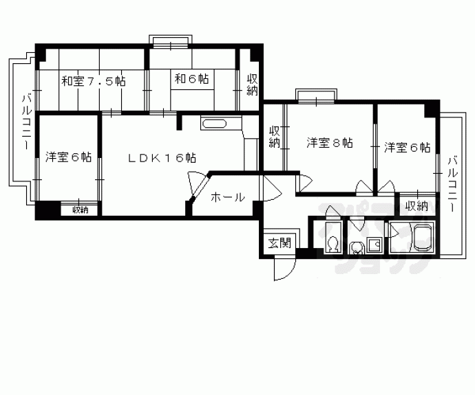 【フェニックス堀川】間取