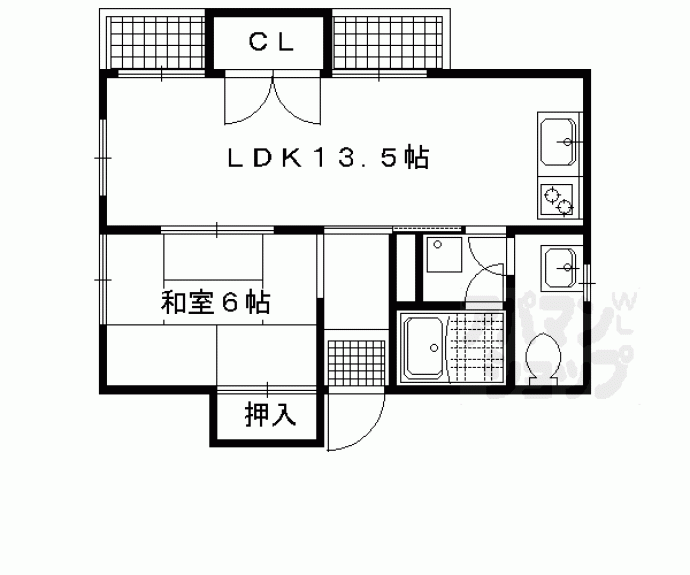 【五十川ビル】間取