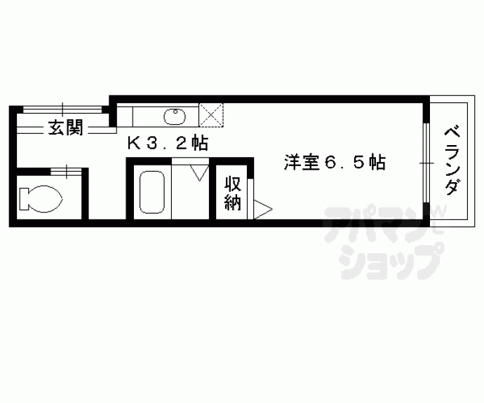 【フルーヴコート】間取