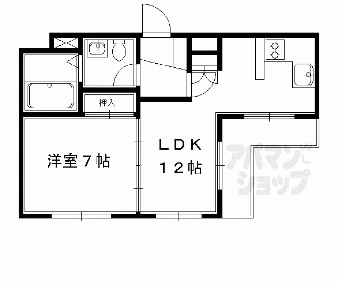 【佐々木マンション】間取
