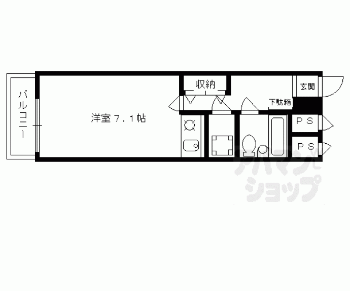 【ＳＨＩＣＡＴＡ　ＡＶＥＮＩＲ　ＢＬＤＧ】間取