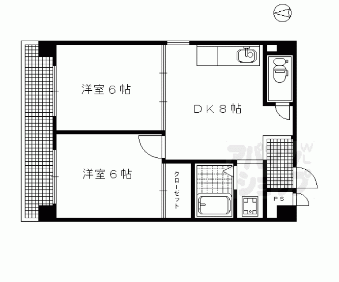 【サングリエ広小路】間取