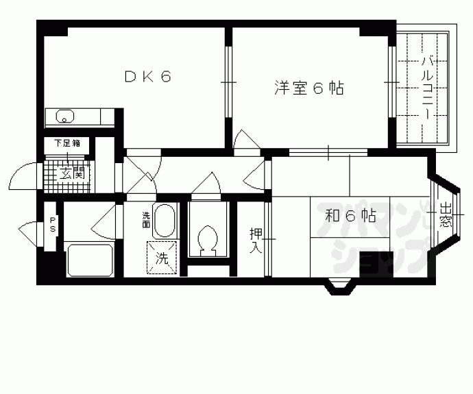 【シティハウス４０７】間取