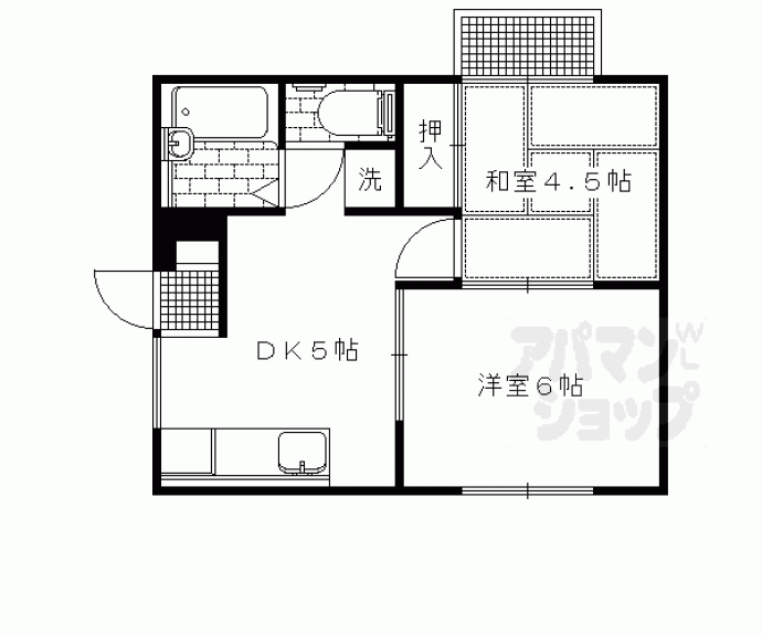 【四十八番館】間取