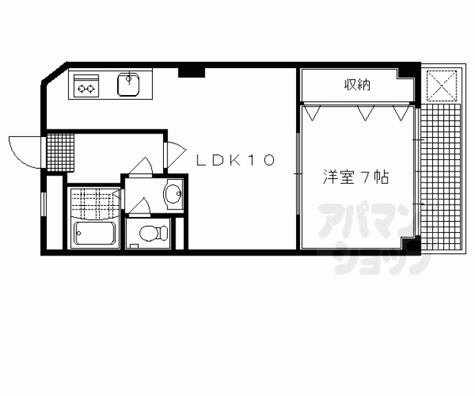 【北野ハイツ】間取