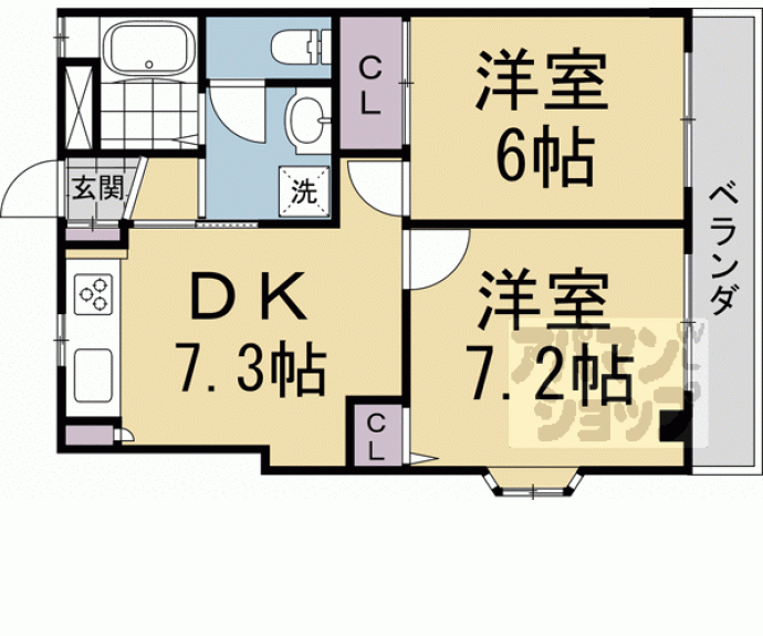 【フロンティルイケダ】間取