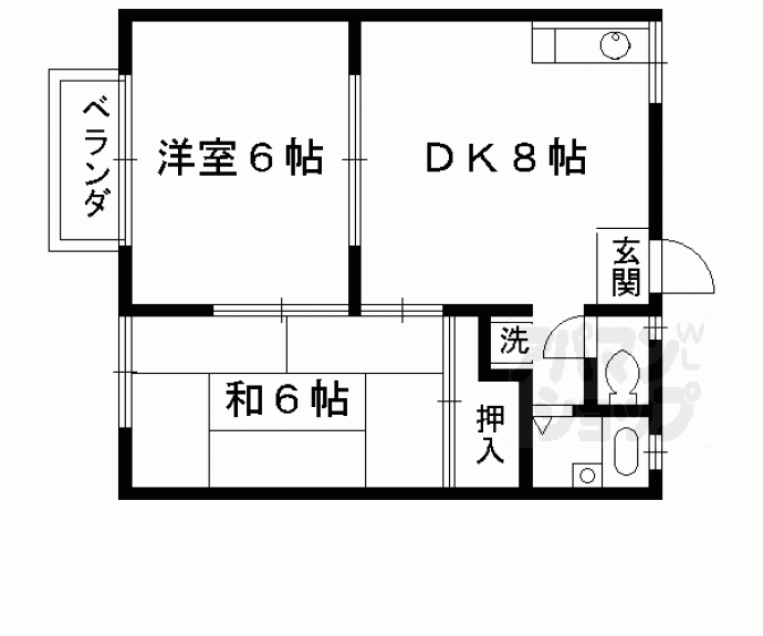 【ラトゥール岩倉南】間取