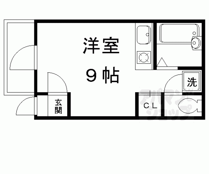 【松ケ崎堂ノ上町マンション】間取