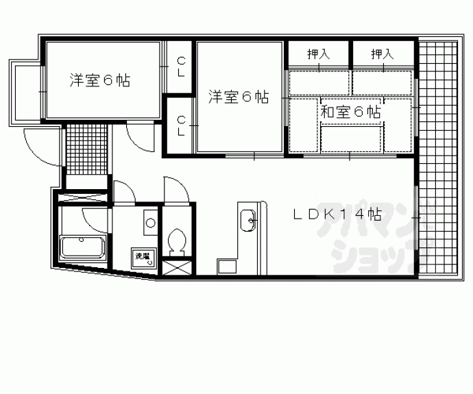 【レジデンスレビー】間取