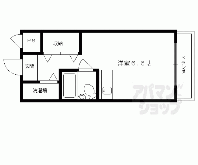 【ライオンズマンション御池通】間取