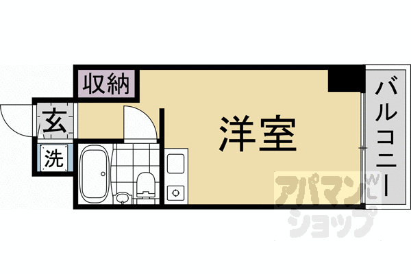 【ライオンズマンション御池通】間取