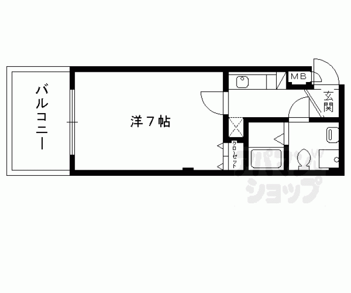 【フォンテーヌ竹宇】間取
