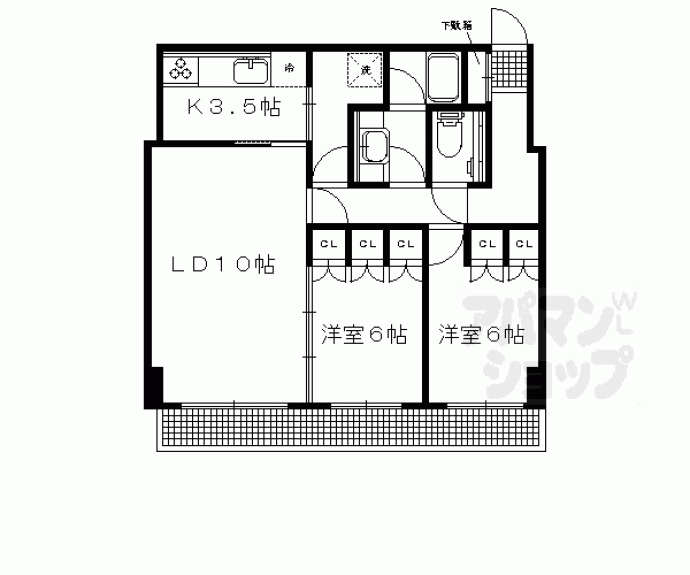 【リッツ岡崎】間取