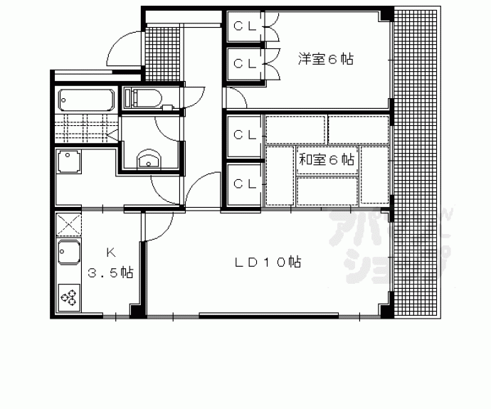 【リッツ岡崎】間取