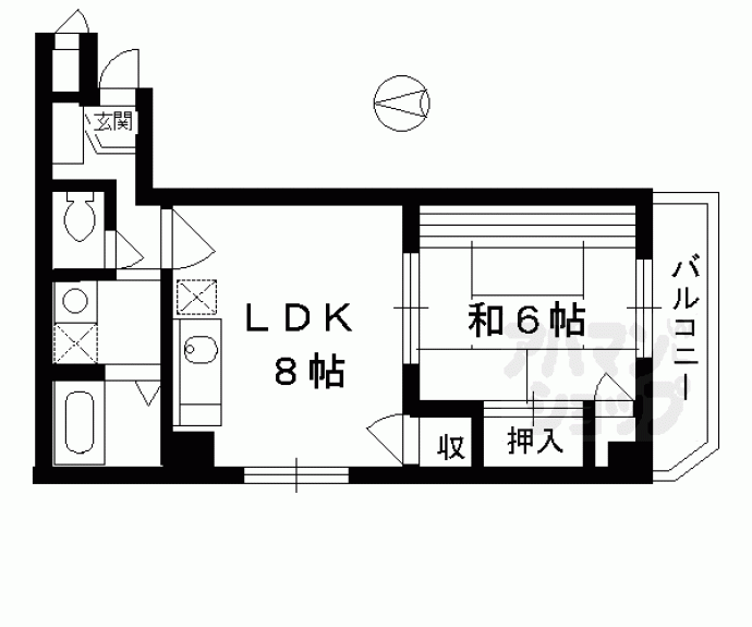 【宝蔵マンション】間取