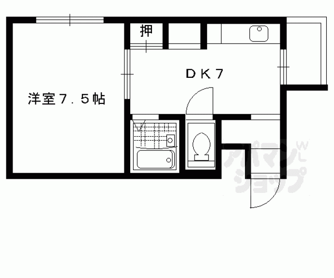 【グレースコート堀川】間取