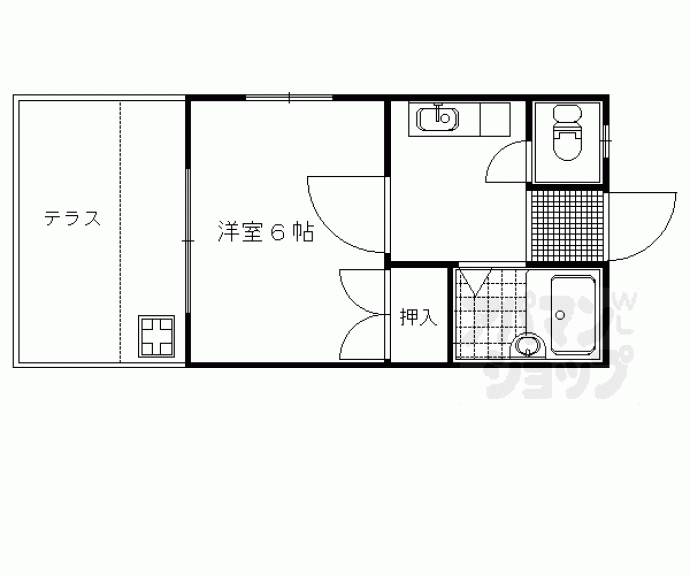 【鴨東ハイツ】間取