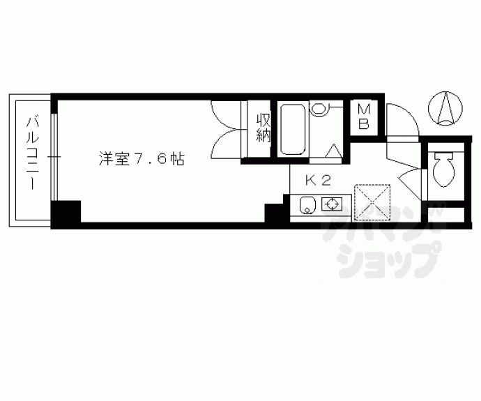 【センターヴィレッジ御池】間取